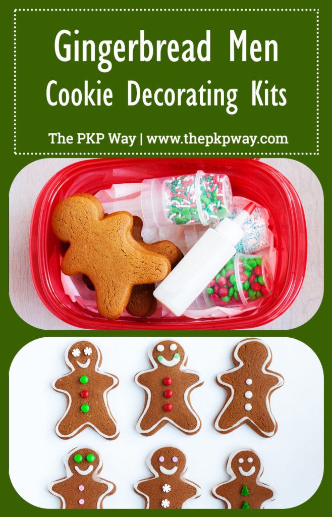 Gingerbread Men Cookie Decorating Kits - The PKP Way